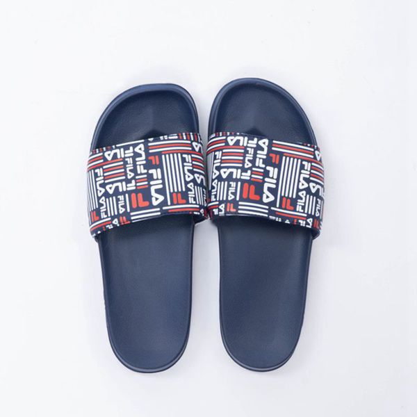 Fila Zeta Boy's Sandals - Navy,NZ 81-5971